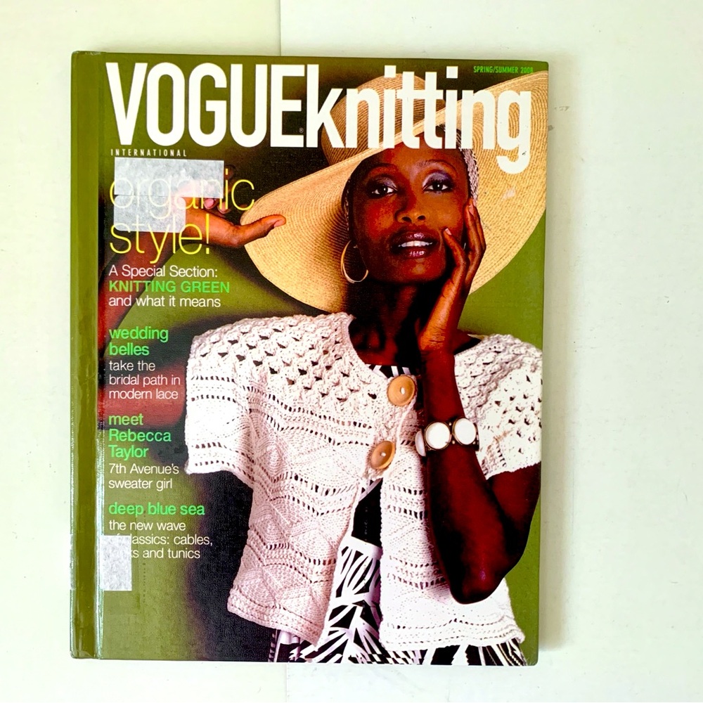 VOGUE Knitting International Knit Patterns Magazine Hardcover Spring Summer 2008